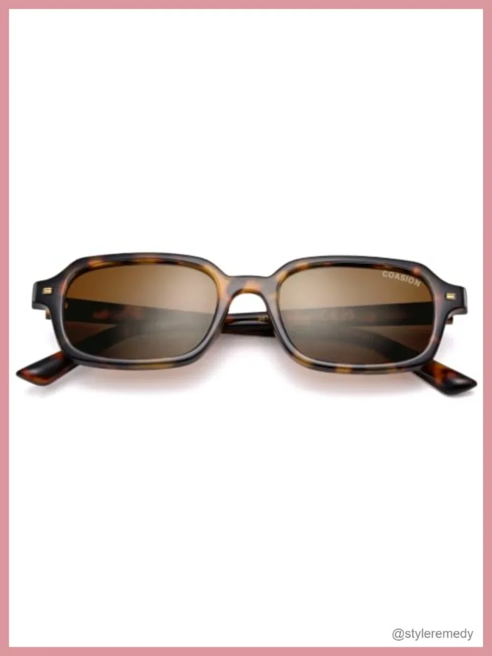 Polarized Rectangle Retro Sunglasses for Women UV Protection Y2K Trendy Slim